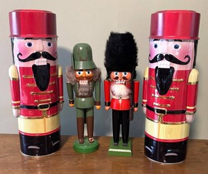 MB - Vintage Nutcracker Tins & Nutcrackers