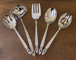 O - Five Godinger Olde Copenhagen Serving Set