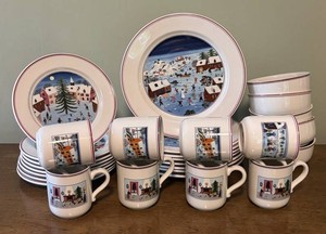 O - Villeroy & Boch Naif Christmas Dinnerware
