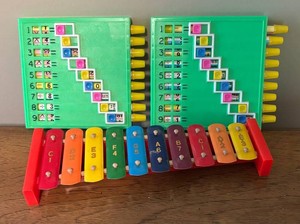 MB - Vintage Math Toys & Xylophone