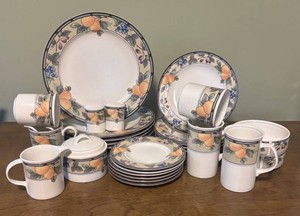 UC - Mikasa Intaglio Garden Harvest Dinnerware Set