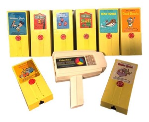 UC - Vintage Fisher-Price Movie Viewer with Disney & Sesame Street Films