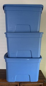 MB - Three Cornerstone 21 Gallon Storage Bins