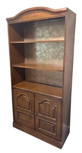 O - Vintage Wooden Hutch With Shelves