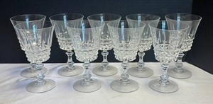 LR - Tuilleries Villandry Crystal Stemware - 9 Included