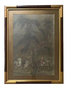BR1 - Emperor Xuanzongs Flight to Shu Chinese Art Print