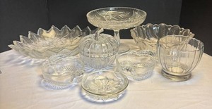 DR - Crystal and Glass Servingware including Bowls, Compote, Dishes and More