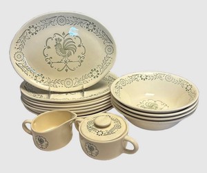 LR - Vintage Scio Provincial Plates, Bowls and More