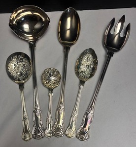 K - Silver-Plated Serving Utensils by Godinger & F.B. Rogers