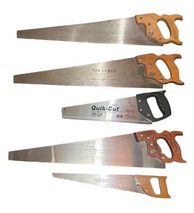 LL - Five Hand Saws by Disston Townsman, Quik-Cut & More