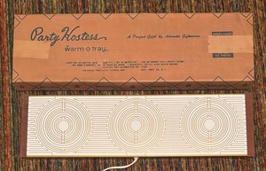 LL - Vintage Party Hostess Warm-O-Tray Electric Warming Tray