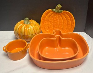 DR - Pumpkin Serving Dishes by Chantal, BIA & More