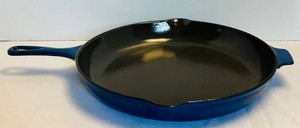 LR - Cast Iron Skillet - Le Creuset Enameled 12 X 13 in
