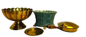 LR - Decorative Bowls & Serving Pieces 4-Piece Mixed Lot