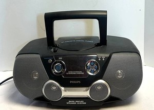 LR - Vintage Boombox - Philips AZ130517 CD Soundmachine With Remote