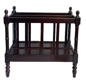 LR - Vintage Magazine Rack - Bombay Company 1992