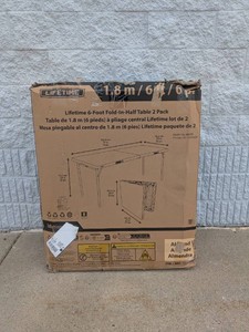 NEW LIFETIME 6 FOLD-IN-HALF TABLE 2PK