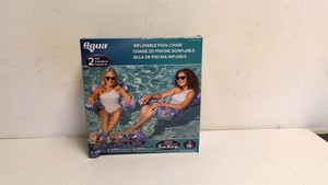 AQUA INFLATABLE POOL CHAIR 2 PACK