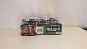 NEW BALL MASON JARS 12 PINT  16OZ 12 COUNT