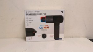 SHARPER IMAGE POWER PERCUSSION PRO HOT  COLD PERCUSSION MASSAGER