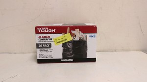 NEW HYPER TOUGH 42-GALLON CONTRACTOR 20 PACK BAGS