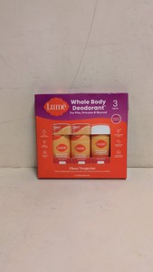 NEW LUME WHOLE BODY DEODORANT 3PK