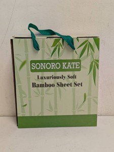 NEW SONORO KATE LUXURIOUS SOFT BAMBOO SHEET SET TWIN