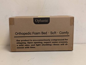 NEW OPHANIE ORTHOPEDIC FOAM PET BED 41