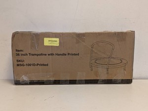 36 TRAMPOLINE WITH HANDLE PRINTED