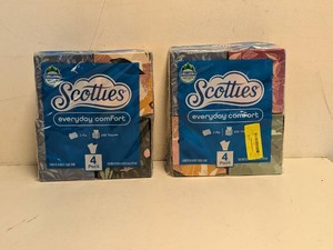 (2) NEW SCOTTIES EVERYDAY COMFORT TISSUES 4PK