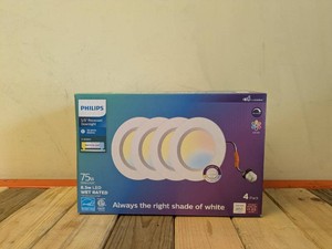 PHILIPS 56 RECESSED DOWNLIGHTS 75W 4PK