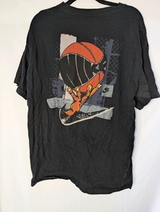 Nike Basketball Max90 t-shirt in black- size Large
