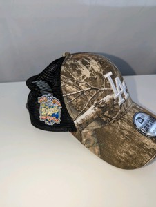LA Dodgers Camouflage Snapback Hat with 40th anniversary patch