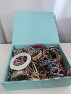 BraceletBangle Lot #1- Various vintage and modern, 3.8lbs
