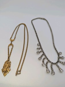 Pair of Vintage Necklaces- ART, Garne