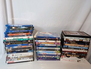 DVD Lot #3- Alice in Wonderland, Hook, Labyrinth, Santa Clause 1 & 2, Blue-Ray