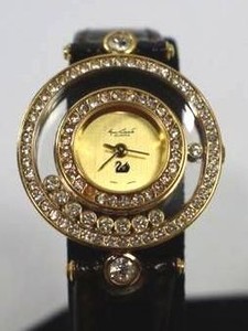 Vintage Gloria Vanderbilt Free-Floating Rhinestone Fashion Watch