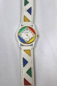 Vintage 1980s Pierre Nicole Abstract Quartz Fashion Watch