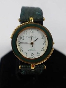 Vintage Paul Jardin Quartz Watch with Green Band