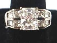 Vintage .925 Sterling Silver Cocktail Ring
