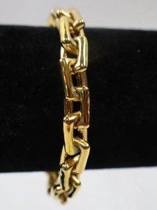 Vintage Chunky Gold Link Bracelet
