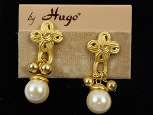 Vintage 1980s by Hugo Wire-Knot Drop Earrings