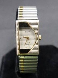 Vintage Belami BA-262L Quartz Wristwatch with Stainless Steel Band