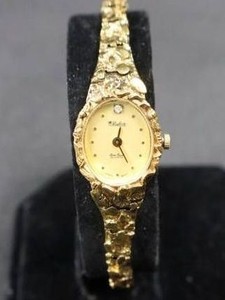 Vintage Dufonte Quartz Textured Bracelet Watch