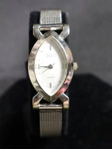 Vintage Badavici Quartz Marquise-Shaped Mesh Bracelet Wristwatch
