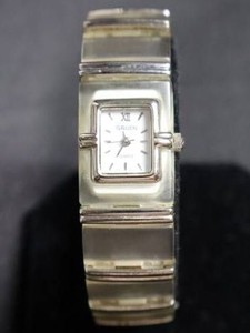 Vintage Gruen Quartz Wristwatch with Transparent Band