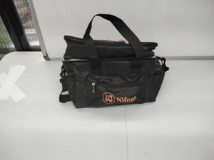 Nifogo Insulated Dual-Compartment Cooler Bag with Shoulder Strap - Black