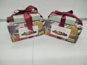 Harry & David Sweets Gift Tower Pair Truffles & Moose Munch Popcorn 14 oz Each