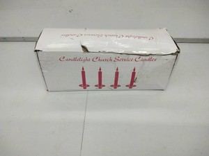Candlelight Church Service Candle Set 200 White 5 in. Candles & Drip Catchers