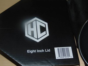 Hexclad Hybrid Nonstick 8 Inch Fry Pan with Tempered Glass Lid